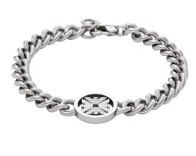 Emporio Armani Štýlový pánsky náramok z ocele EGS3041040