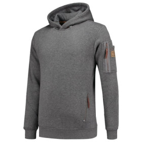 Premium Mikina s kapucňou pánska stone melange 3XL