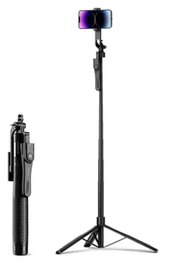 Orico SPM215 čierna / Selfie tyč so statívom / Bluetooth 5.2 / 360° rotácie / 1/4"