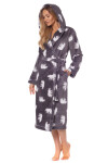 Dlhý dámsky župan 2126 Winter grey - L&L S