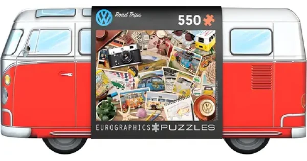 EUROGRAPHICS Puzzle v plechovej krabičke Volkswagen Road Trip