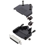 TRU COMPONENTS TCDTPKP25DMSK 7708568 sada D-SUB zásuvková lišta 180 ° Pólov: 25 spájkovaný 1 ks; 7708568