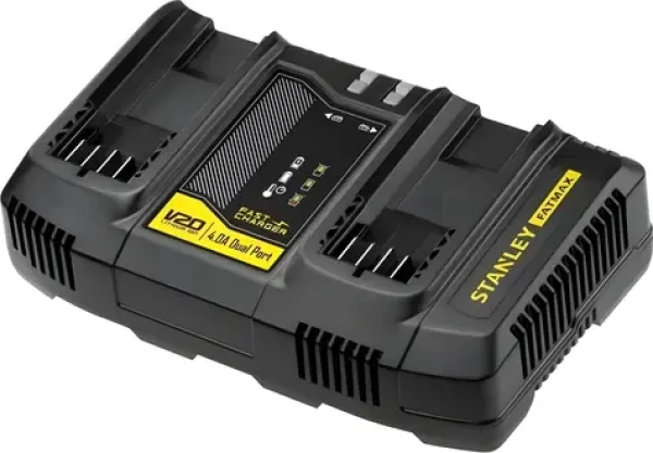 Stanley V20 SFMCB24-QW čierno-žltá / Rýchlonabíjačka / 18V / 4A / 2 sloty (SFMCB24-QW)
