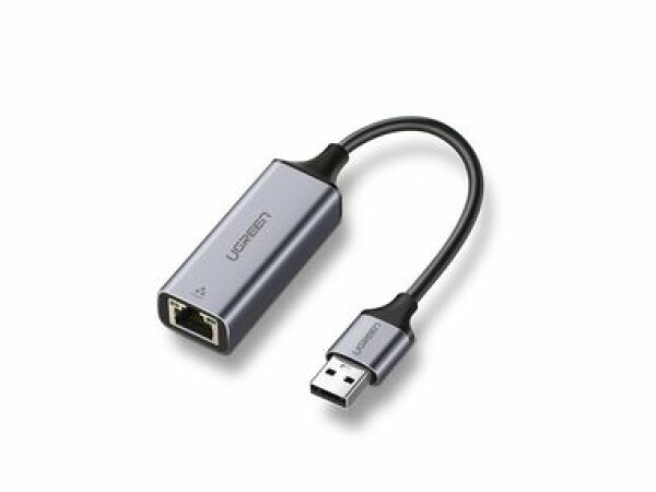 Ugreen Adaptér USB-A 3.0 (M) - RJ45 (F) sivá / 10/100/1000 / rýchlosť až 5Gbs (6957303859221)