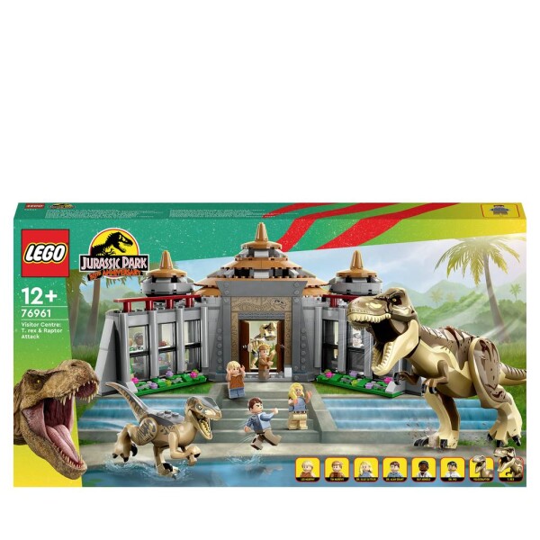 LEGO® Jurassic World™ 76961 Návštevnické centrum: útok T-rexe raptora