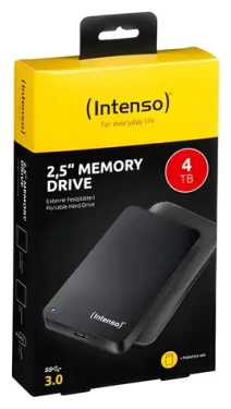 INTENSO Memory Drive 4TB čierna / Externý disk / 2.5" / USB 3.2 / R:85MB/s / W:75MB/s (6023512)