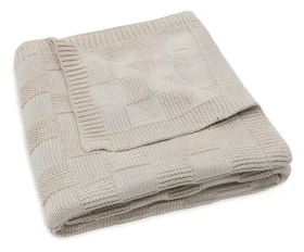 Jollein Deka pletená Box Knit Warm Sand / 75 × 100 cm / TOG 1 (516-511-68124)