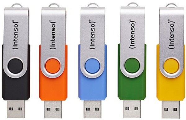 Intenso Intenso Office Line 256GB USB Stick 3.2 Multipack x5 bunt
