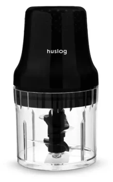 Huslog Sekáčik potravín 300W čierny / Sekáčik potravín / 4 nerezové nože / nádoba 500 ml (OWN000157)