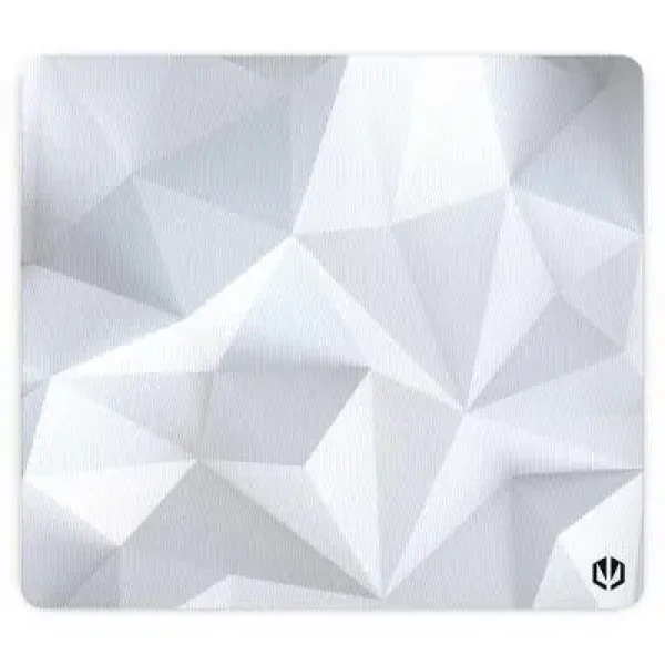 Endorfy Crystal L biela / herná podložka pod myš / vodeodolná / 450 x 400 x 3 mm (EY6B009)
