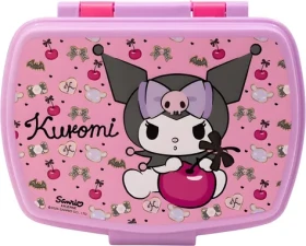 STOR Box na desiatu Kuromi / Box na desiatu / 18,5 × 14 × 7 cm (88374)