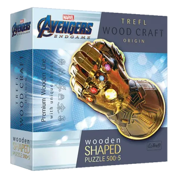 Trefl Wood Craft Origin - Puzzle - MARVEL Rukavice