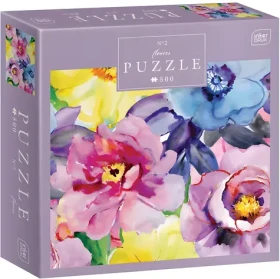 INTERDRUK Puzzle Farebné kvety