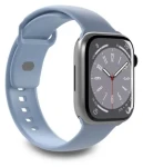Puro Icon Powder Blue / Silikónový remienok / pre Apple Watch 42/44/45/49 mm (PUICNAW44LBLUE)