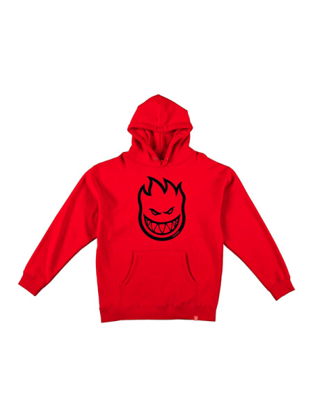 Spitfire BIGHEAD RED/BLK detská mikina - XL