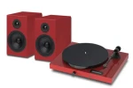 Pro-Ject JukeBox E1 HiFi Set Red / Kompletný stereofónny audio systém s gramofónom (9pjukee1hsr)