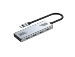 Gembird USB-C hub 4-portový / Hub / USB 3.2 Gen 2 / 10 Gbit/s / hliníkové telo (UHB-CM-U310-C4-01)