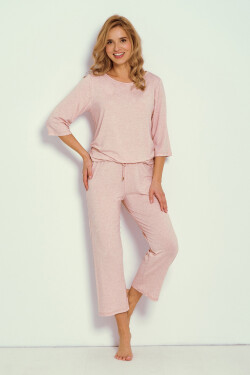 3340 DÁMSKE PYŽAMO SARA S-XL pudrově růžová XL