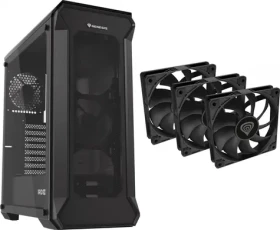 Genesis Irid 505 V2 čierna + Oxal 120 3-pack / PC skriňa / ATX, micro-ATX, mini-ITX / USB 2.0/3.0 / 3x ventilátor 120mm (M-9068937)