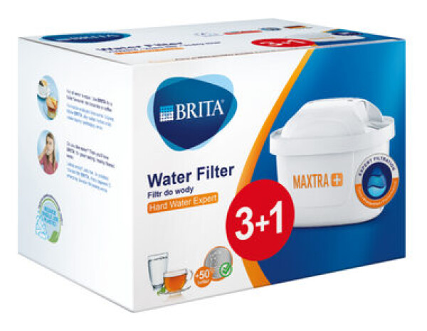 Brita Maxtra+ Hard Water Expert 4 ks / filtračná vložka (4006387104207)