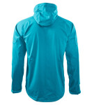 Cool pánska softshellová bunda tyrkysová 2XL