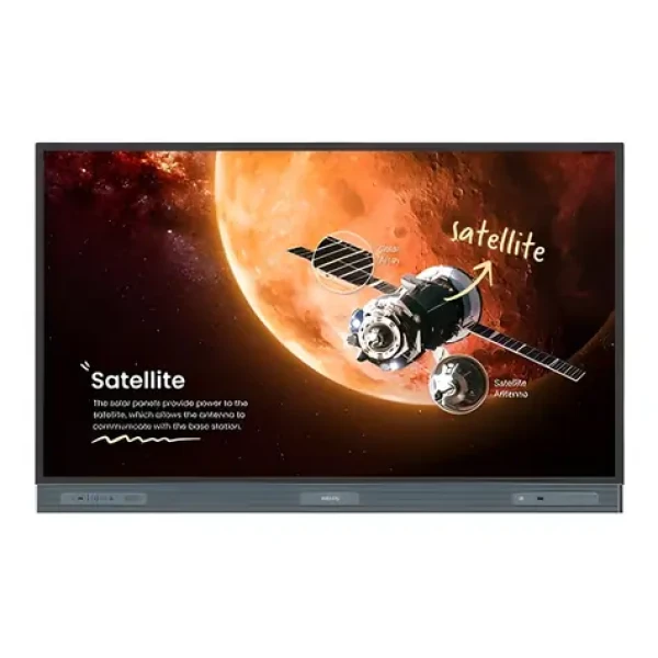 75" BenQ RP7505 čierna / Interaktívny displej / 4K UHD / IPS / Android 15 / 50 bodový dotyk / Wi-Fi 6 (9H.FC2TC.DE1)