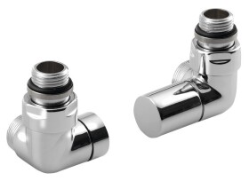 SAPHO - CORNER SIMPLY pripojovacia sada ventilov, pravé, chróm CP130S