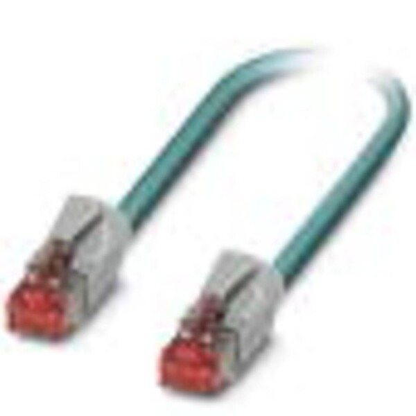 Phoenix Contact 1408933 RJ45 sieťové káble, prepojovacie káble S/FTP 1.00 m modrá 1 ks; 1408933