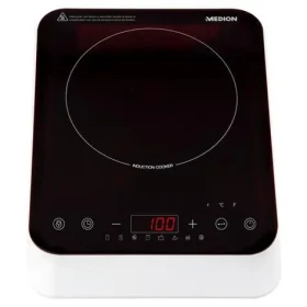 Medion LIFE MD 18490 čierno-biela / Indukčný varič / 2000 W / 10 úrovní výkonu / LED displej (50076206)