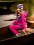 Detské softshellové nohavice s fleecom Unuo Sporty fuchsiová 104/110 EUR