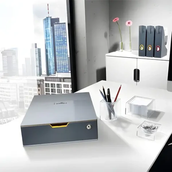 Durable VARICOLOR SAFE / Zásuvkový box / Uzamykateľný / 1 zásuvka / A4, C4 / Plast (760127)