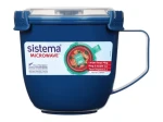 Sistema Microwave Large Soup Mug Hrnček na polievku a dusené pokrmy 900 ml modrá (8592001423503)