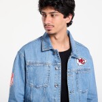 Bunda New Era Kansas City Chiefs Denim Jacket UNISEX Rdm S
