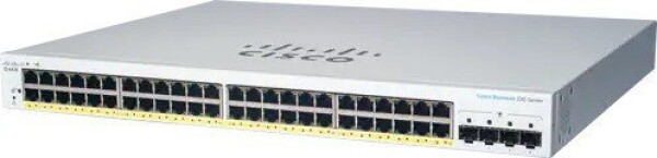Cisco Cisco switch CBS220-48P-4G, 48xGbE RJ45, 4xSFP, PoE+, 382W - REFRESH