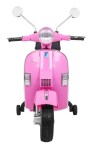 Mamido Detský elektrický skúter Vespa ružový