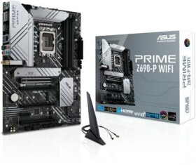 ASUS PRIME Z690-P WIFI / Z690 / LGA 1700 / 4x DDR5 / PCIEx16 / 1x 2.5 GLAN / Wi-Fi / ATX (90MB1A90-M0EAY0)