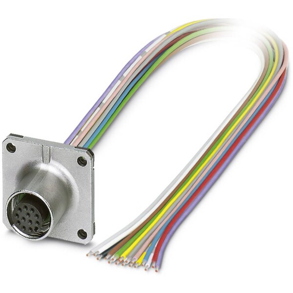 Flush-type connector SACC-SQ-M12FS-17CON-25F/0,5 1441613 Phoenix Contact; 1441613