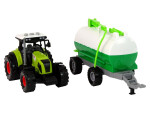 Mamido Elektrické autíčko traktor pre deti s návesom cisternou - Farma