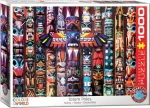 EUROGRAPHICS Puzzle Indiánske totemy