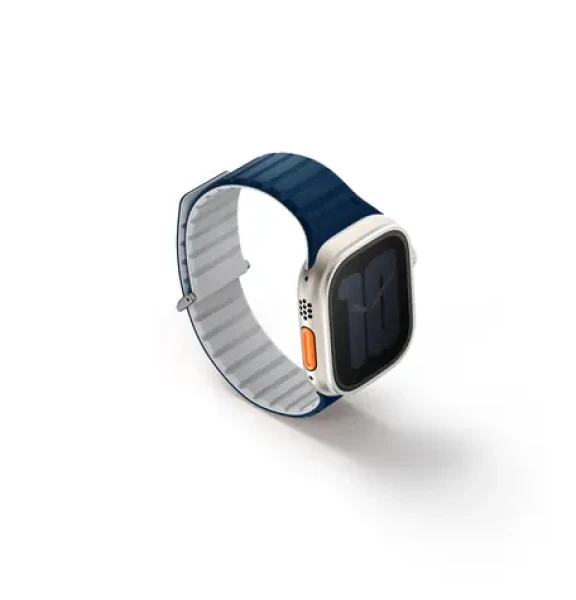UNIQ Revix Evo Reversible Magnetic remienok pre Apple Watch 49 45 44 42 mm - ROYAL BLUE (modrá šedá) (8886463688267)