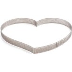 Nerezová forma na tartaletky srdce 18x16x3,5 cm Microforata perforovaná - Decora - Decora