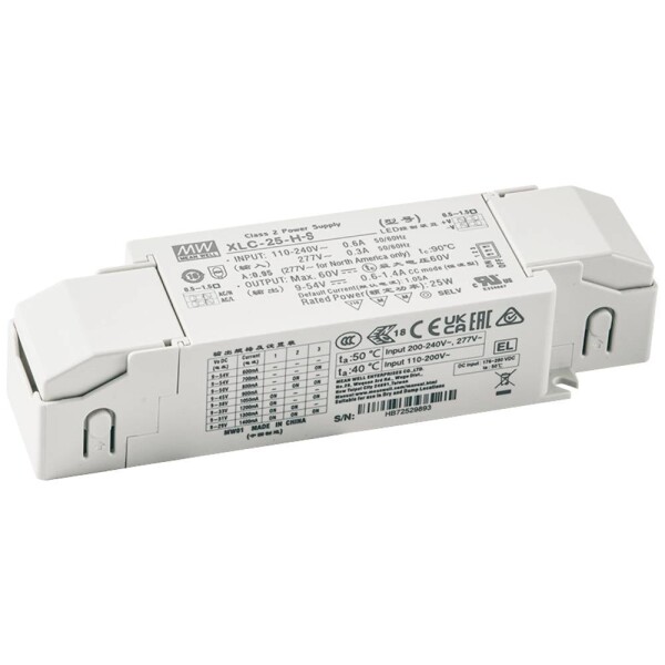 MEAN WELL XLC-25-24-S LED driver 25.2 W; XLC-25-24-S