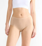 Dámske nohavičky s vysokým pásom GO Sense 2P - BROWN - light beige 1195 - SLOGGI PEANUT BUTTER XL