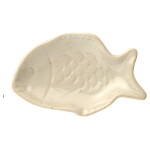 Ib Laursen Kameninový tanierik Fish krémová