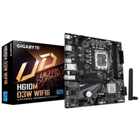 GIGABYTE H610M D3W WIFI6 / Základná doska / LGA 1700 / 2x DDR5 / 1x PCIEx16 / 1GLAN / Wi-Fi 6 / mATX (H610M D3W WIFI6)