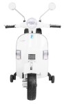 Mamido Detský elektrický skúter Vespa biely