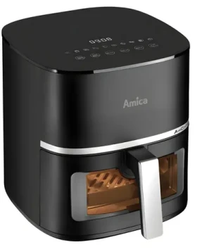Amica AFM 5020 čierna / Fritovací hrniec / 5,2 l / 1600 W / dotykové ovládanie (AFM5020)