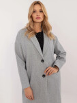 Dámsky kabát TW EN BI 7298 2.14 Grey - Och Bella XL šedá