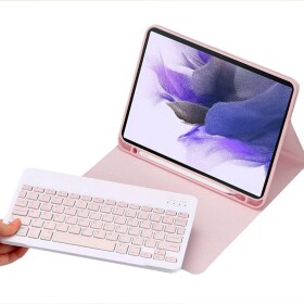 Strado Etui z klawiaturą do Samsung Galaxy Tab S7 FE/ S7 Plus - CFS7FE Różowe