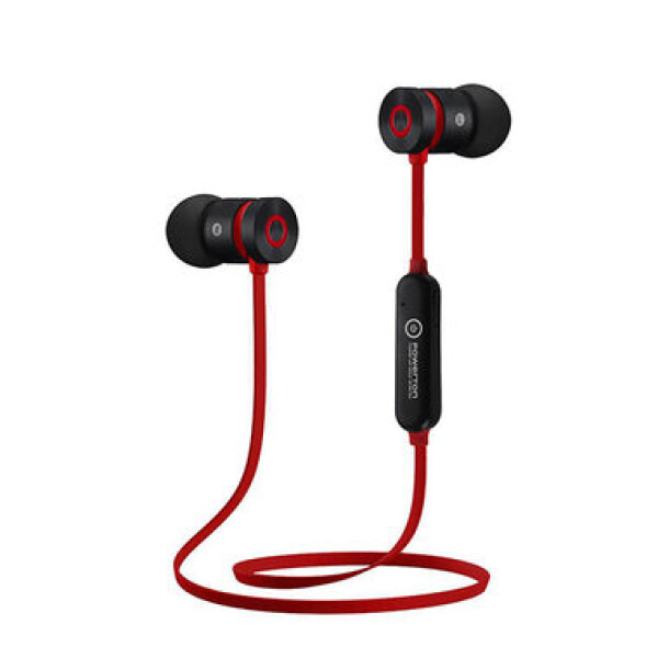 Powerton W2 červená / Bezdrôtové slúchadlá / mikrofón / Bluetooth 4.2 (W2 - red)